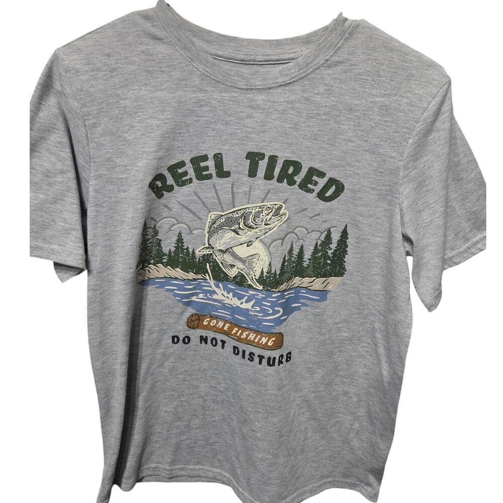 Fishing Graphic T-Shirt - Wonder Nation - XXL (18)